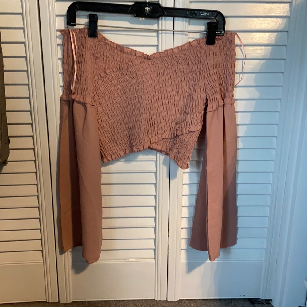 Pale Pink Crop Top
